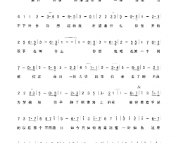 一叶知秋简谱-陈楚生来源：六弦无限演唱