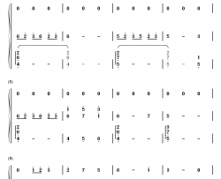 ひかりにわ钢琴简谱-数字双手-早见沙织