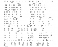 我们是奋进的上海铁路人简谱-无演唱-张宏梁/纪铭战词曲