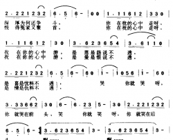 神禾塬简谱-同名电视剧主题曲毛阿敏-