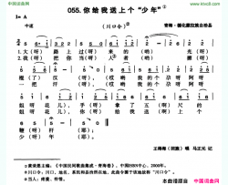 你给我送上个“少年”简谱-王德海演唱-青海民歌词曲