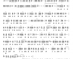 红酒情歌简谱-江涛演唱