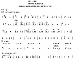 黄河大合唱：三、黄河之水天上来简谱