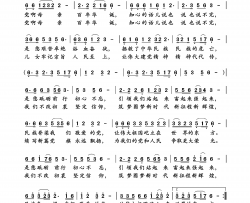 百年颂党简谱