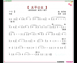 武则天秘史配乐21太平公主简谱