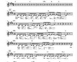 You Are 歌曲 人声伴奏简谱