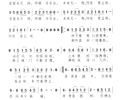 青青菩提树简谱