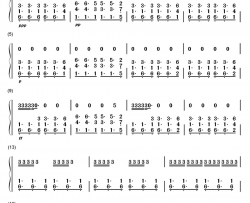 Sandstorm钢琴简谱-数字双手-Darude