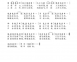 平谷请您来简谱