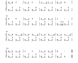 牧童之歌（带歌词版）钢琴简谱-数字双手-哈萨克民歌