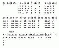 执政为民唱清廉简谱-锣鼓说唱