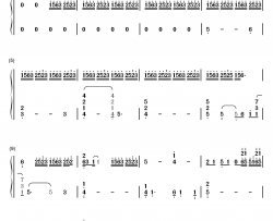 はじめての、東京钢琴简谱-数字双手-RADWIMPS