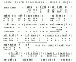 你是我的知己简谱