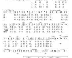 黑眼睛的哥萨克姑娘简谱-塔玛拉·西尼亚夫斯卡娅演唱