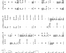 空の向こうに钢琴简谱-数字双手-冈崎律子