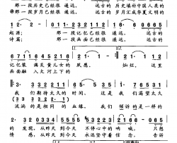 诉说简谱-徐会锋词 杨林曲