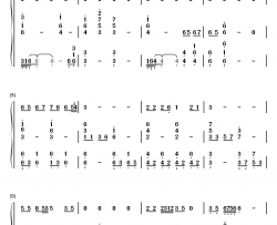 滚滚长江东逝水钢琴简谱-数字双手-杨洪基