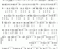 放飞梦想简谱-贵州毕节民族中学校歌