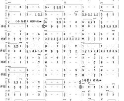 马兰花开、小白船、婚誓。歌改曲串烧简谱