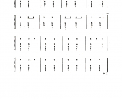 进行曲（练习版）钢琴简谱-数字双手-未知