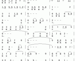 妈妈和祖国简谱-田井军词/周兴平、佳林曲