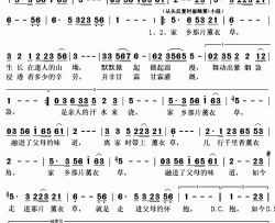 家乡那片薰衣草简谱(歌词)-向初双演唱-秋叶起舞记谱上传