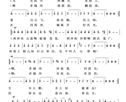 多瑙河之夜外国歌曲100首简谱