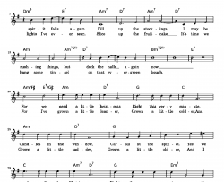 We Need A Little Christmas歌曲 人声伴奏简谱