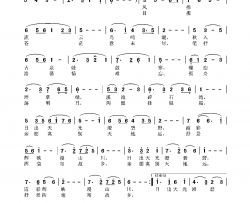 景中情鲁金曲唱、陈吉桂编曲简谱-鲁金演唱-李大江/鲁金词曲