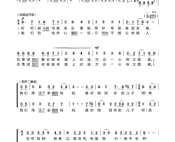 共青团员之歌独唱、重唱、合唱简谱