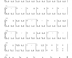 哆来咪钢琴简谱-数字双手-未知