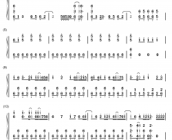 Renegade钢琴简谱-数字双手-STEREO DIVE FOUNDATION