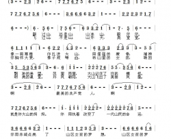 大山的妈妈(为歌颂张桂梅老师而作)简谱-邓锋曲谱