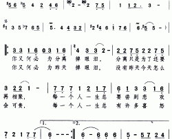 别离--邓丽君简谱