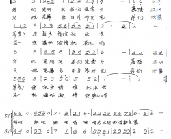唱吧！跳吧！南充嘉陵江合唱团团歌简谱