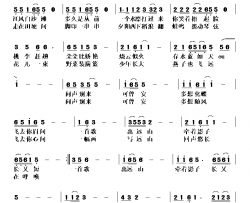 别来可曾安简谱-高鸣演唱-乐声扬曲谱