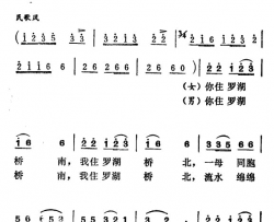 罗湖一座连心桥简谱