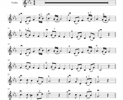 热爱多年在心藏小提琴谱电视剧《古都惊雷》插曲首发简谱