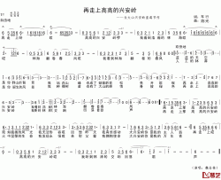 再走上高高的兴安岭简谱-为大兴安岭蓝莓节作魏金栋-