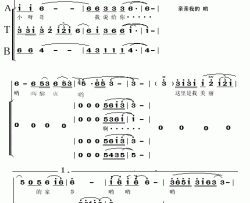 亲亲我的高黎贡简谱-杨慈演唱