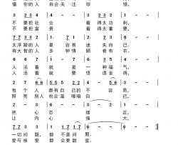 戒勉自己戚寒秋作词 朱跃明曲唱简谱-朱跃明演唱-戚寒秋/朱跃明词曲