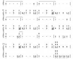 チルドレンレコード 钢琴简谱-数字双手-IA（じん）