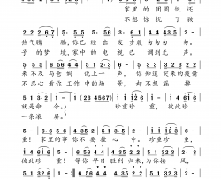 珍重简谱-刘秀坤演唱-满志强/刘秀坤词曲