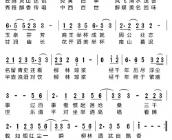 柳林醉陕西柳林酒业企业形象歌曲简谱-韩磊演唱-塔拉/咸哲峰词曲