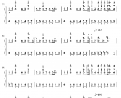 恋人を射ち堕とした日钢琴简谱-数字双手-Sound Horizon