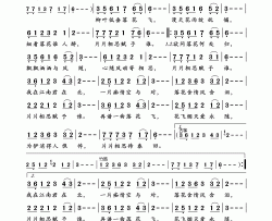 片片相思赋予谁（晓依演唱版）简谱-晓依演唱-岭南印象制作曲谱