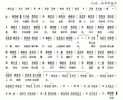 其实他没有那么爱你简谱(歌词)-赵真演唱-桃李醉春风记谱