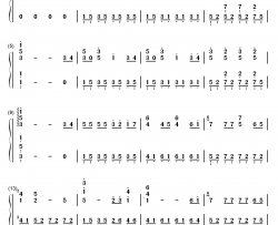 花仙子之歌钢琴简谱-数字双手-堀江美都子