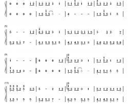 いつかのひかり钢琴简谱-数字双手-霜月はるか