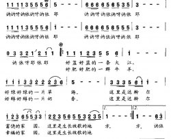 生长牧歌的地方简谱